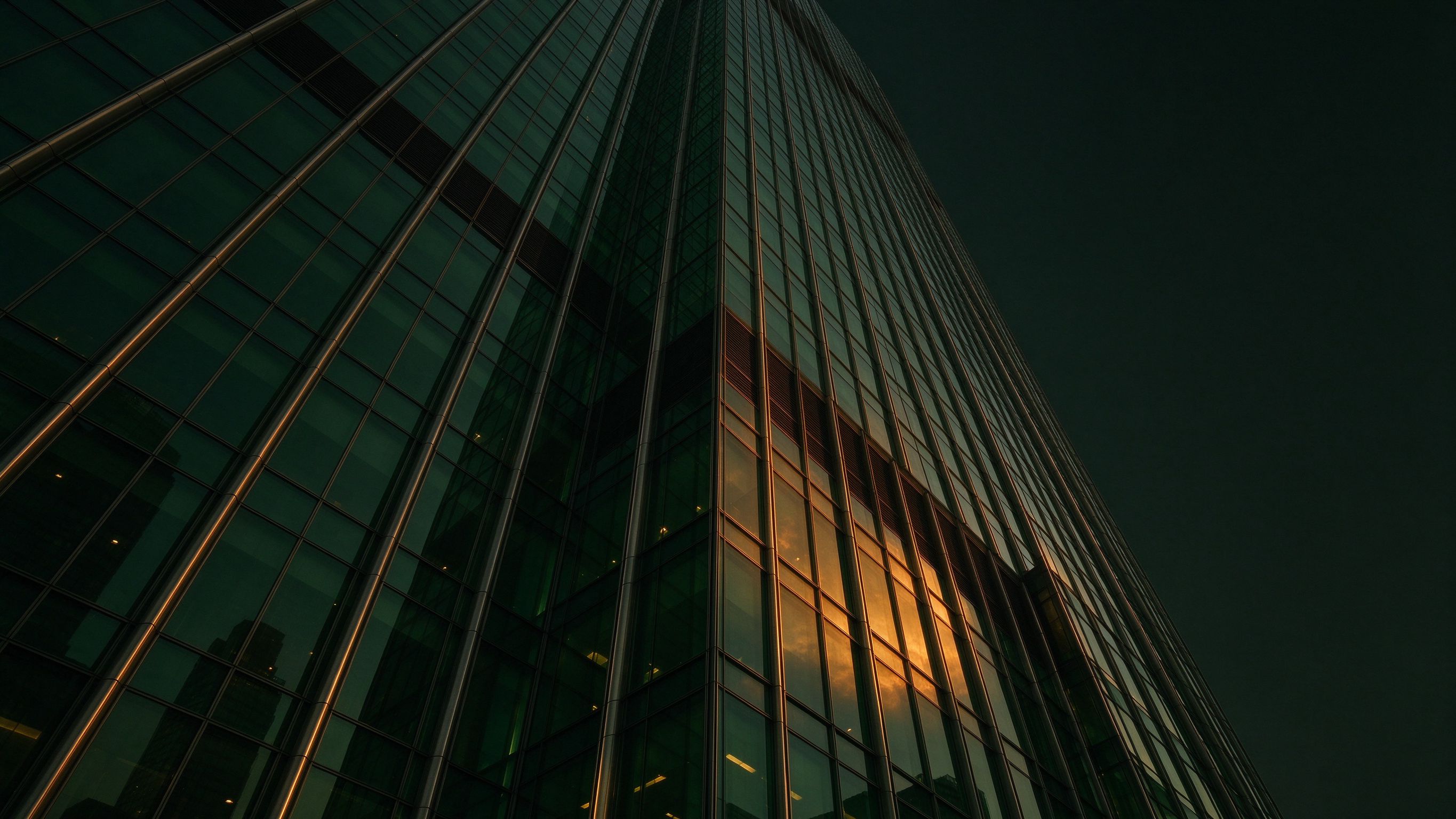 Modern glass commercial tower